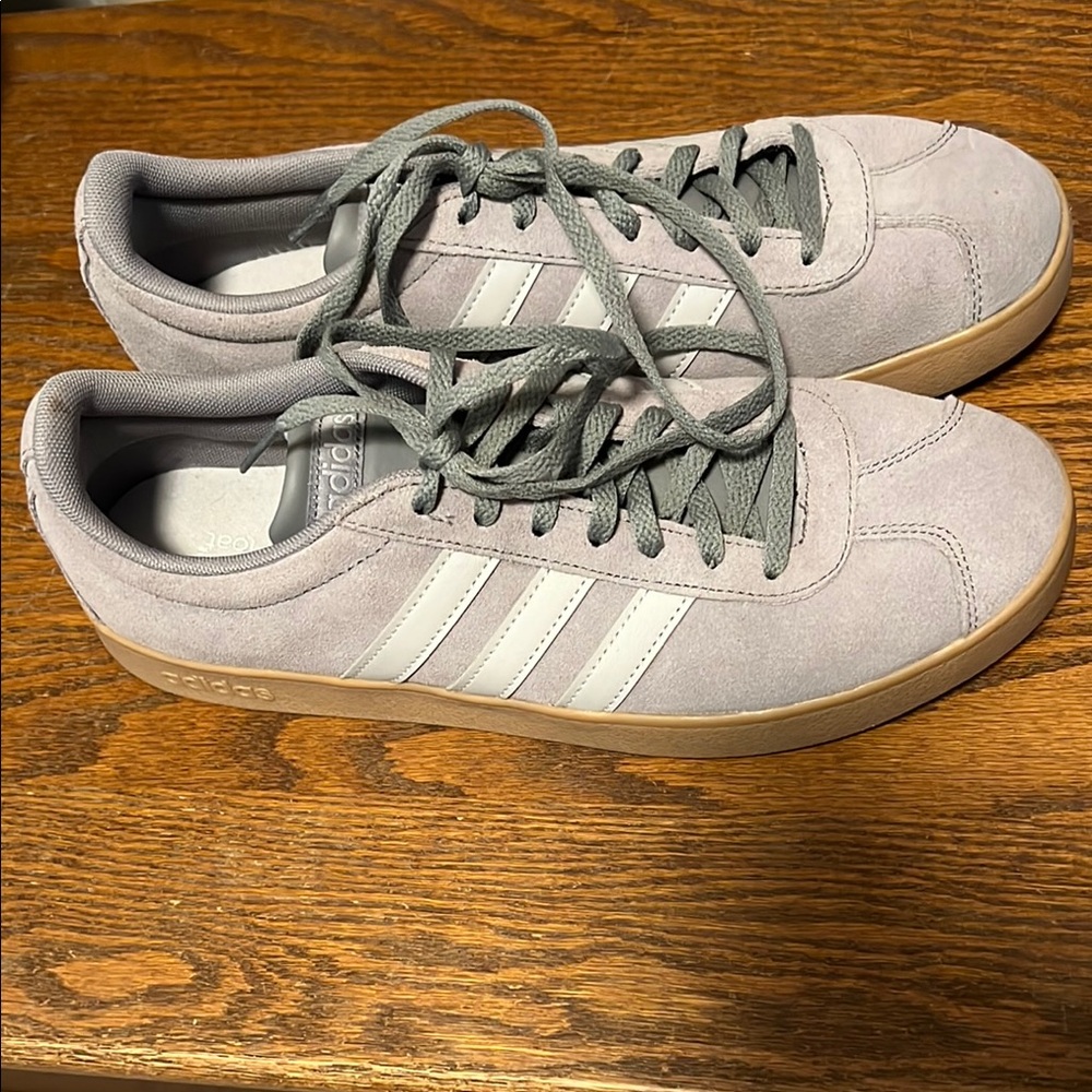Adidas Gray Sneakers With A Minimalist Design